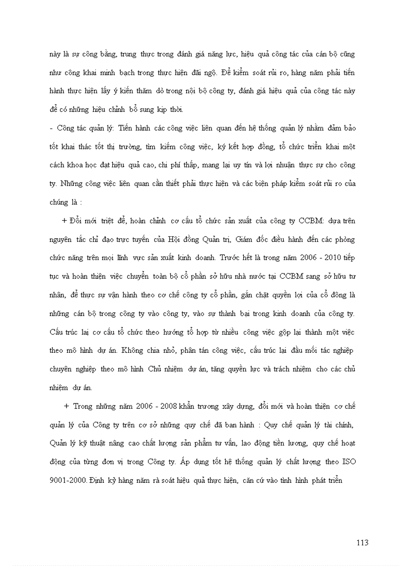 image for page Phân tích thực trạng của công ty cp tư vấn CCBM