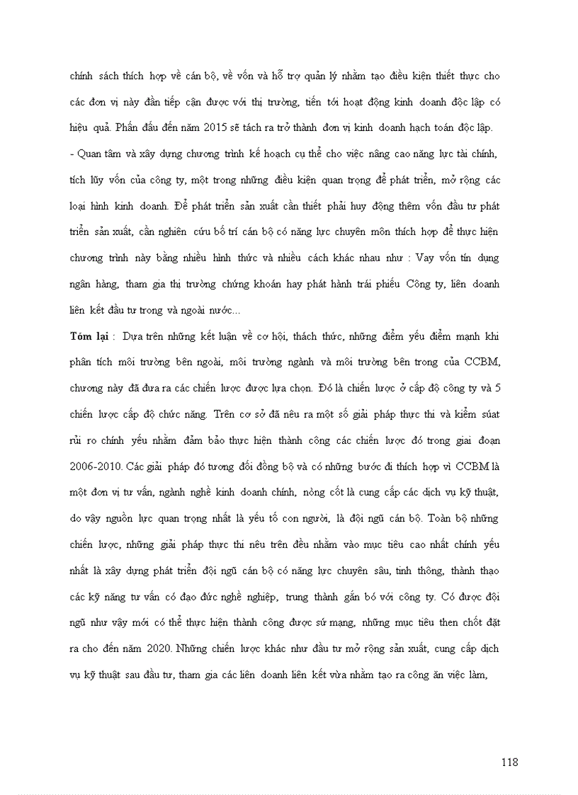 image for page Phân tích thực trạng của công ty cp tư vấn CCBM