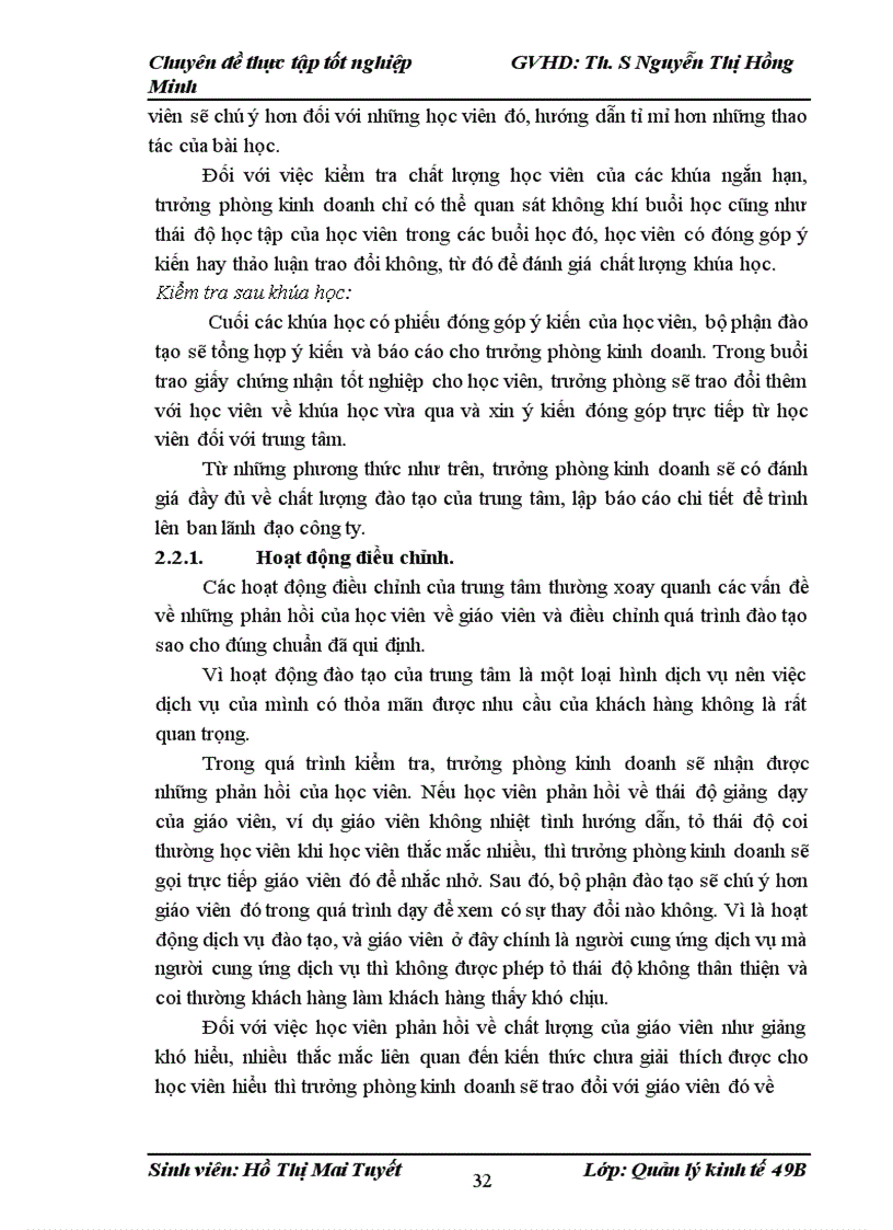 image for page Nâng cao chất lượng dịch vụ đào tạo của Trung tâm Đào tạo cán bộ và tư vấn tài chính – kế toán – thuế thuộc công ty cổ phần đầu tư thương mại dịch vụ Thăng Long.