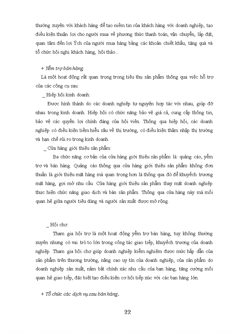 image for page Một số nội dung chủ yếu của hoạt động tiêu thụ sản phẩm