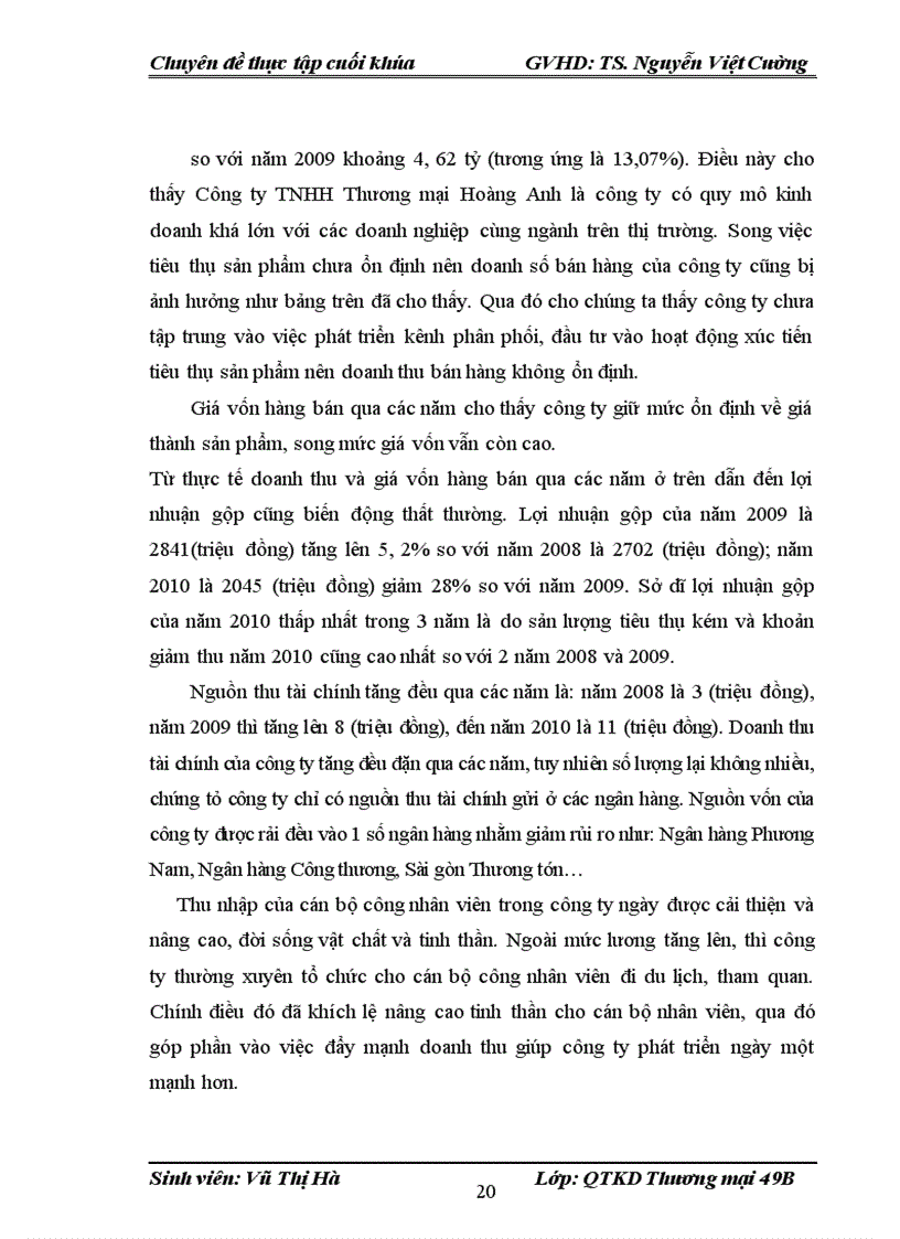 image for page Đẩy mạnh hoạt động tiêu thụ sản phẩm tại Công ty TNHH Thương mại Hoàng Anh