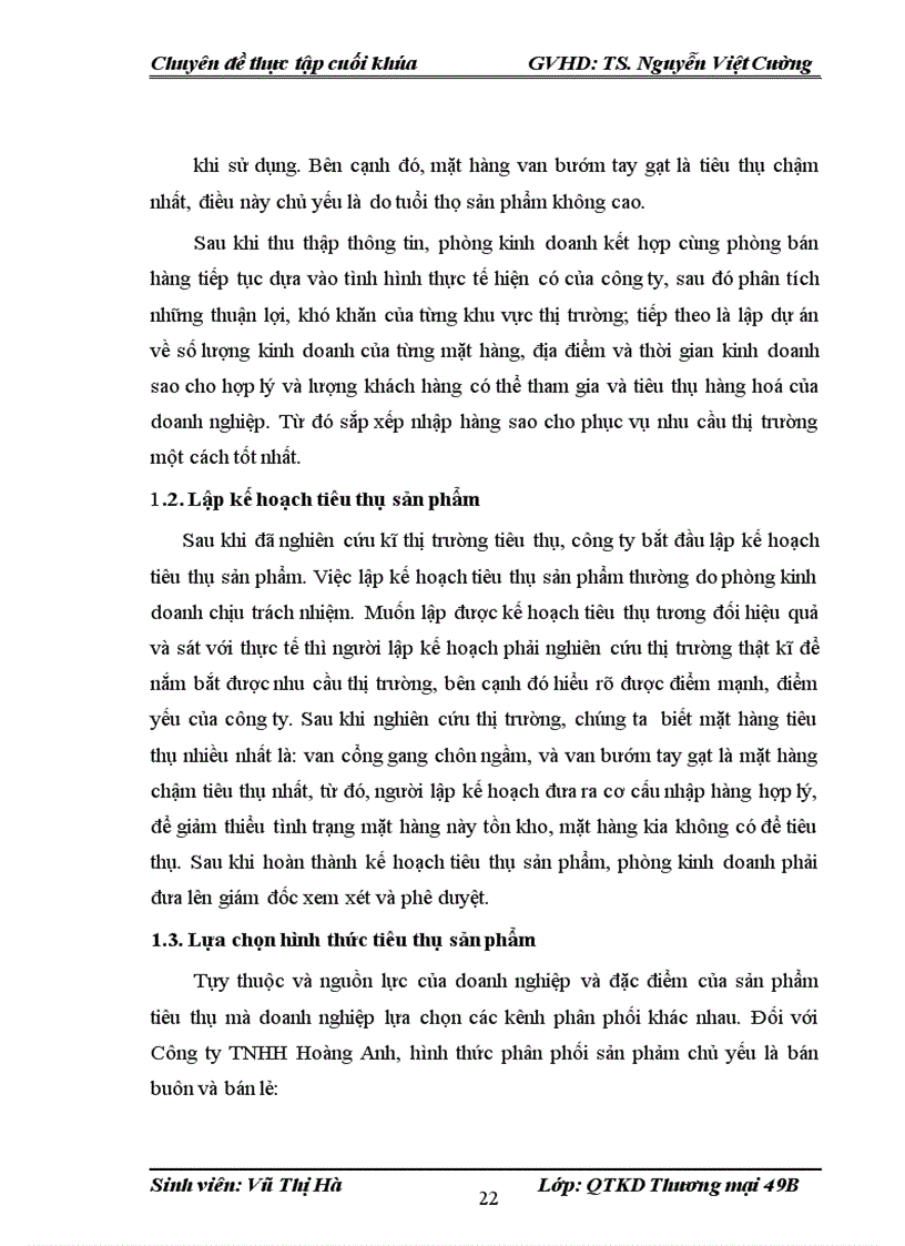 image for page Đẩy mạnh hoạt động tiêu thụ sản phẩm tại Công ty TNHH Thương mại Hoàng Anh