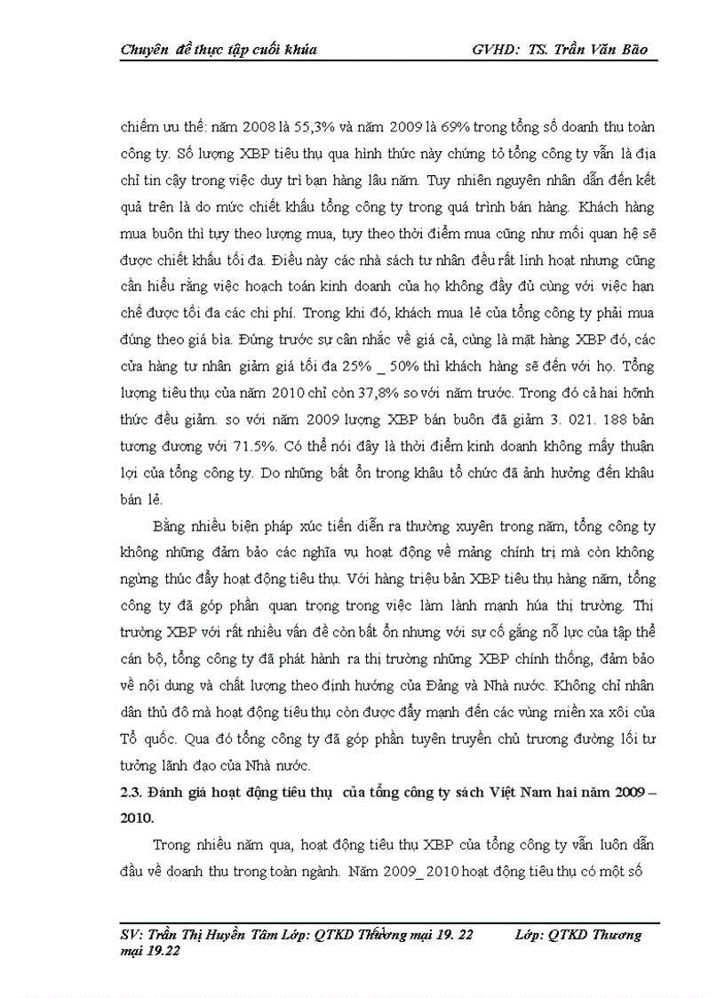 image for page Nâng cao hiệu quả tiêu thụ XBP tại tổng công ty sách Việt Nam trong 2 năm 2009-2010