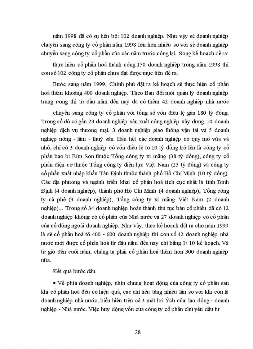 image for page Thực trạng và giải pháp thúc đẩy quá trình cổ phần hoá ở Việt Nam