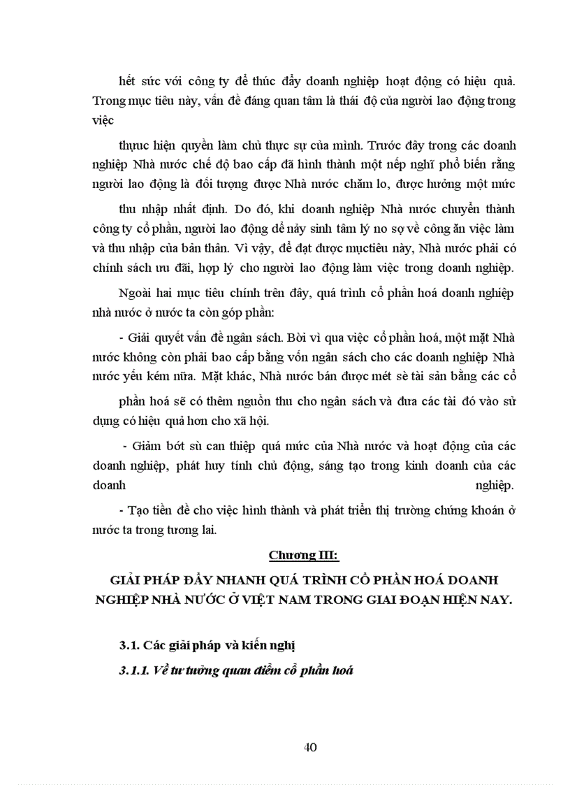 image for page Thực trạng và giải pháp thúc đẩy quá trình cổ phần hoá ở Việt Nam