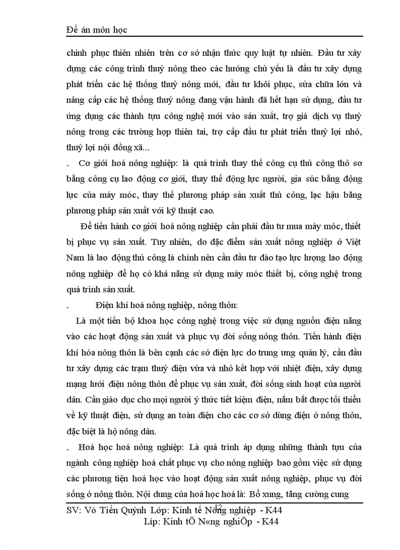 image for page Thực trạng và giải pháp sử dụng vốn đầu tư cho nông nghiệp nông thôn