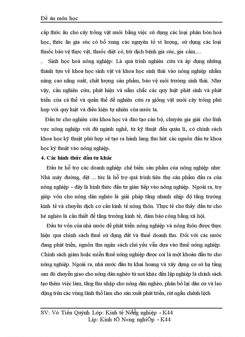 image for page Thực trạng và giải pháp sử dụng vốn đầu tư cho nông nghiệp nông thôn