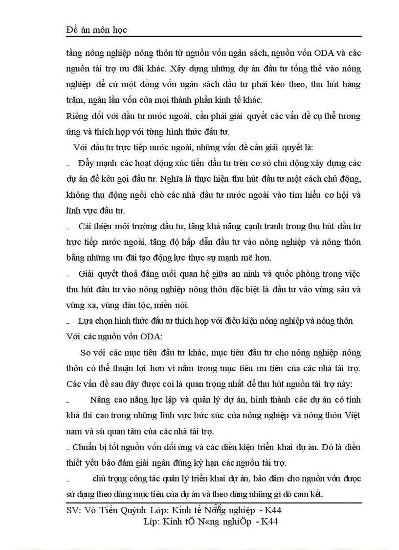 image for page Thực trạng và giải pháp sử dụng vốn đầu tư cho nông nghiệp nông thôn