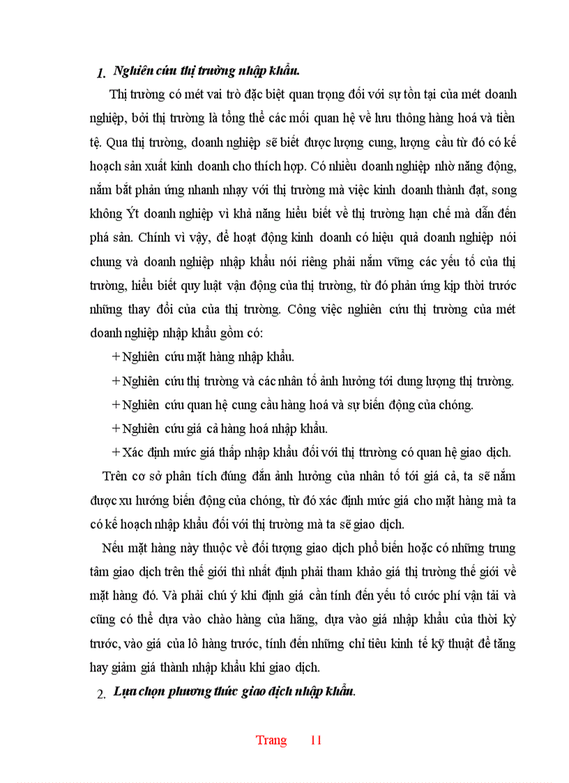 image for page Thực trạng và một số giải pháp hoàn thiện hoạt động nhập khẩu ở Công ty XNK và kỹ thuật bao bì