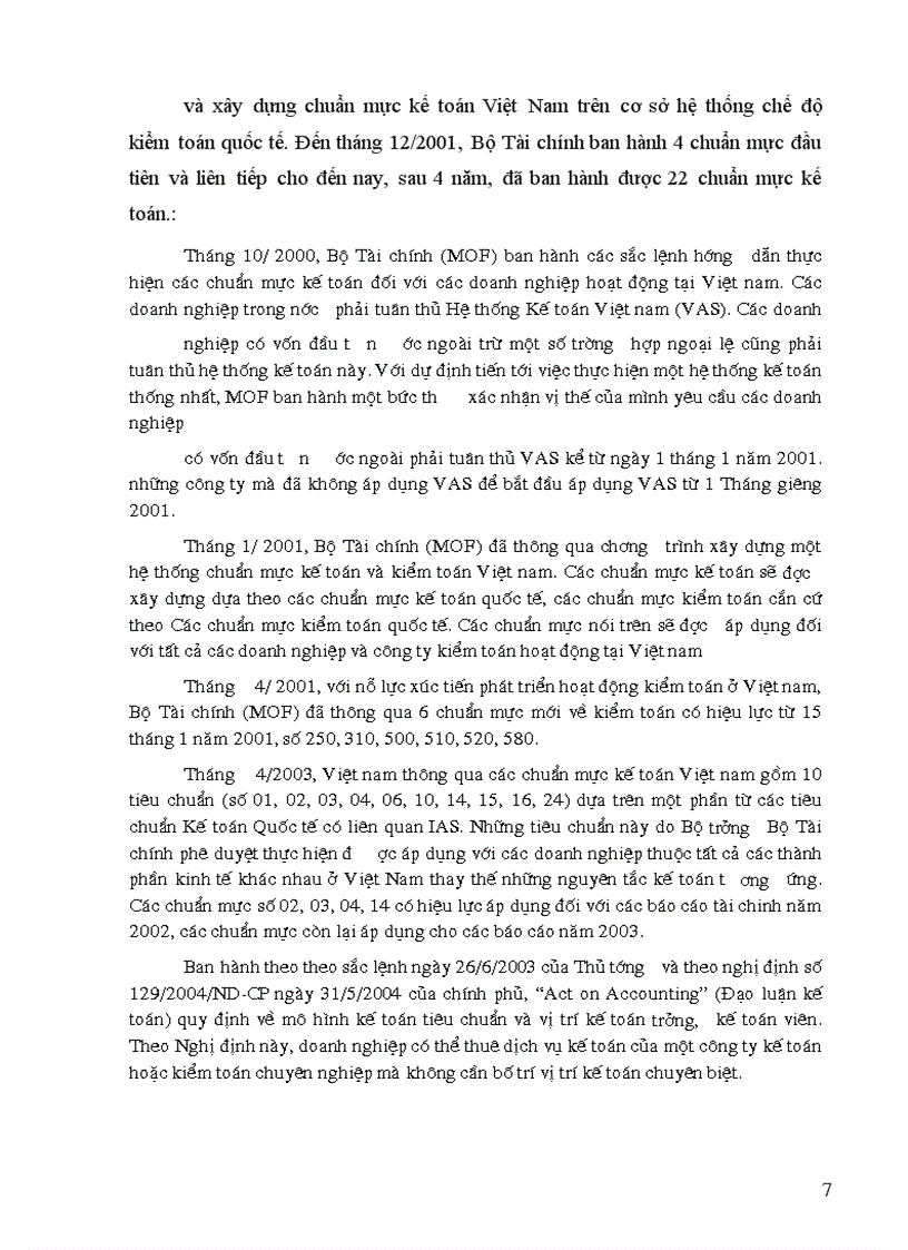 image for page Sự phát triển của kế toán trên thế giới và Việt Nam. Các vấn đề đặt ra đối với kế toán Việt Nam trong xu thế toàn cầu hoá và hội nhập kinh tế quốc tế.