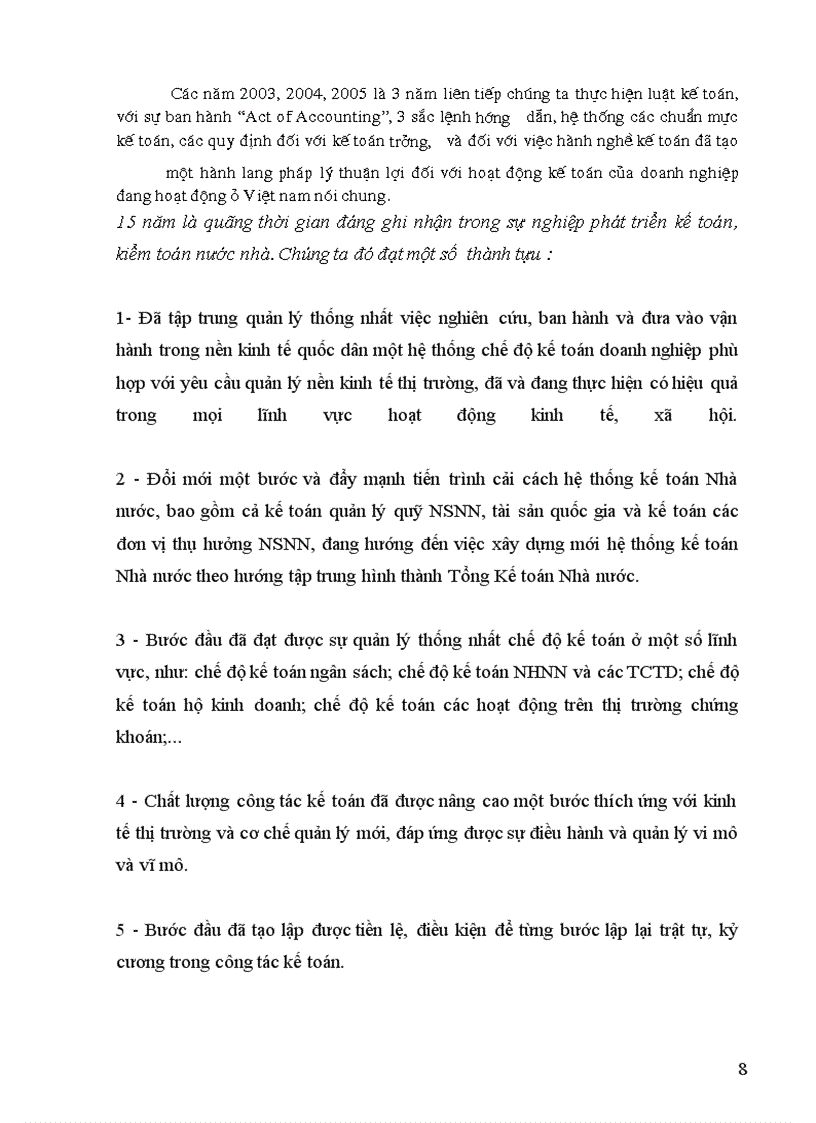 image for page Sự phát triển của kế toán trên thế giới và Việt Nam. Các vấn đề đặt ra đối với kế toán Việt Nam trong xu thế toàn cầu hoá và hội nhập kinh tế quốc tế.