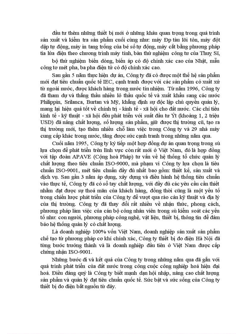 image for page Hoàn thiện hệ thống kênh phân phối thiết bị đo điện ở Công ty thiết bị đo điện Hà Nội