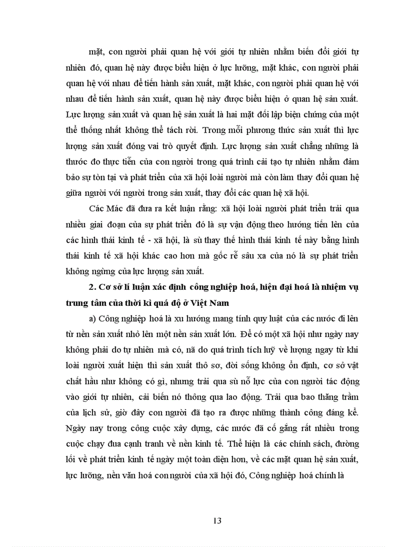 image for page Cơ sở lý luận triết học của đường lối công nghiệp hóa, hiện đại hoá ở Việt Nam trong thời kỳ quá độ