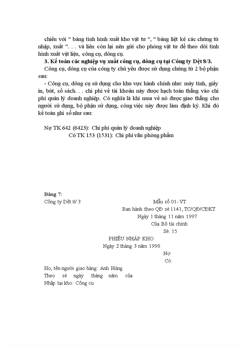 image for page Nâng cao hiệu quả sử dụng vốn lưu động và hoàn thiện công tác tổ chức kế toán tại Công ty Dệt 8/3