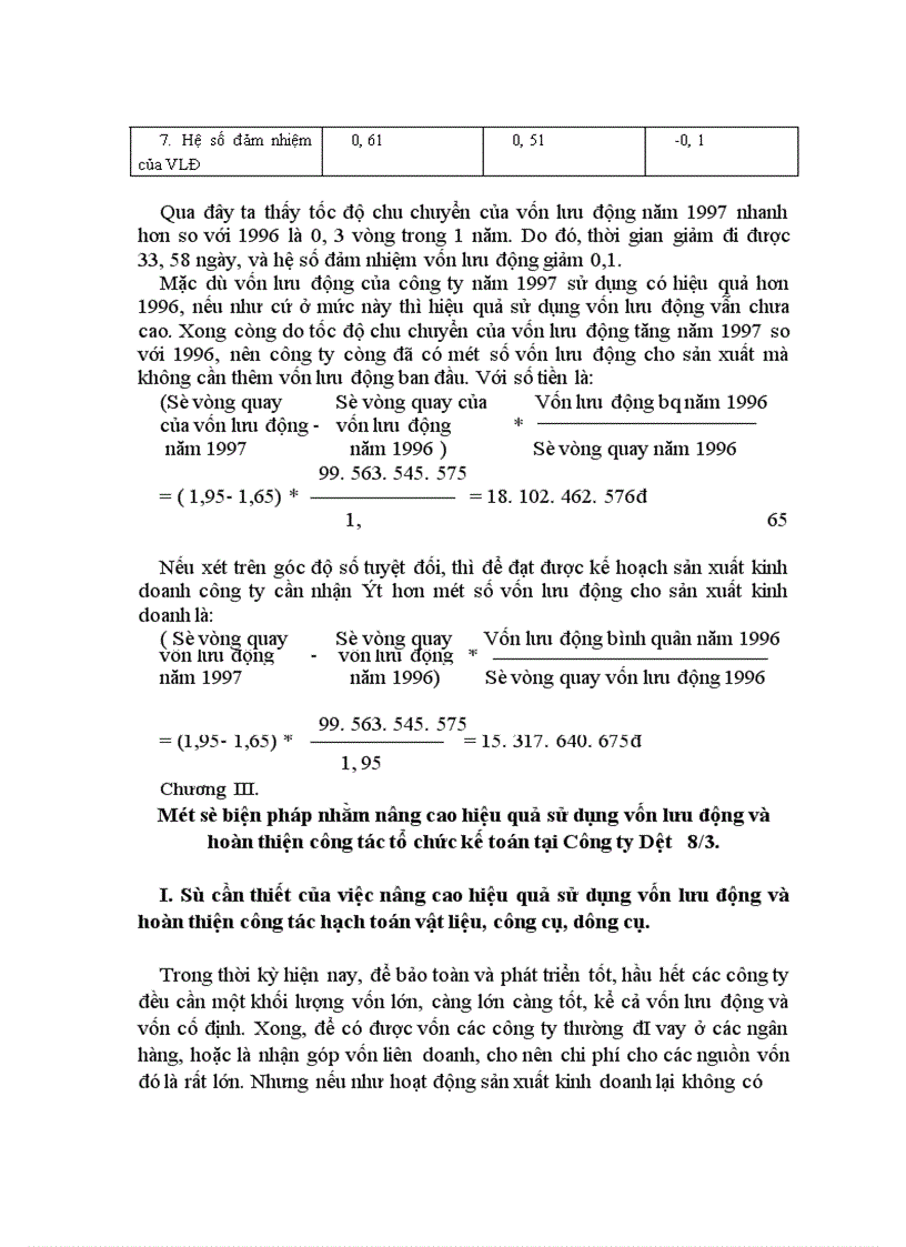 image for page Nâng cao hiệu quả sử dụng vốn lưu động và hoàn thiện công tác tổ chức kế toán tại Công ty Dệt 8/3