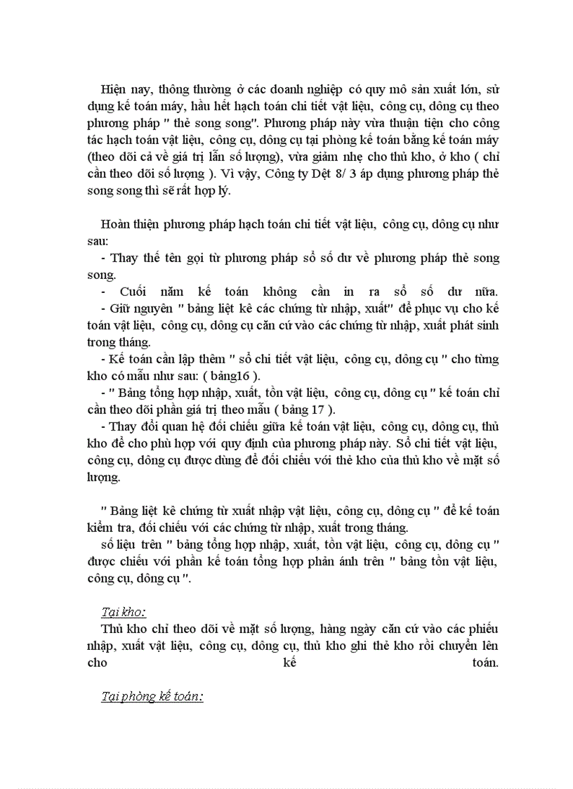 image for page Nâng cao hiệu quả sử dụng vốn lưu động và hoàn thiện công tác tổ chức kế toán tại Công ty Dệt 8/3