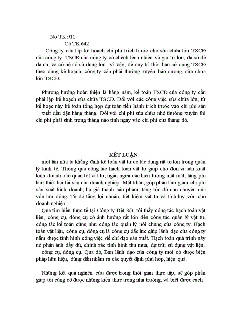 image for page Nâng cao hiệu quả sử dụng vốn lưu động và hoàn thiện công tác tổ chức kế toán tại Công ty Dệt 8/3