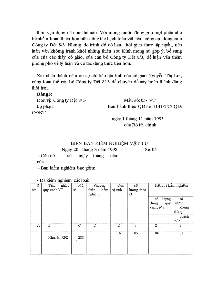 image for page Nâng cao hiệu quả sử dụng vốn lưu động và hoàn thiện công tác tổ chức kế toán tại Công ty Dệt 8/3
