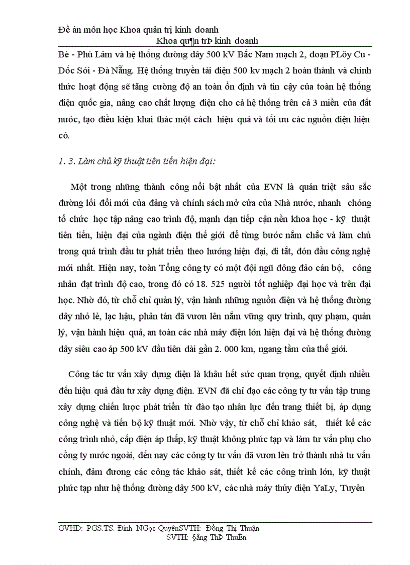 image for page Hiệu quả đầu tư phát triển của Tổng Công ty Điện Lực Việt Nam (EVN)