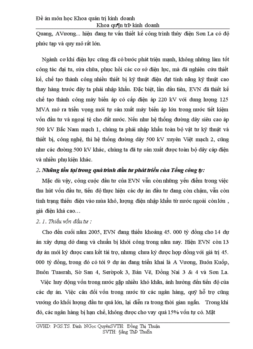 image for page Hiệu quả đầu tư phát triển của Tổng Công ty Điện Lực Việt Nam (EVN)