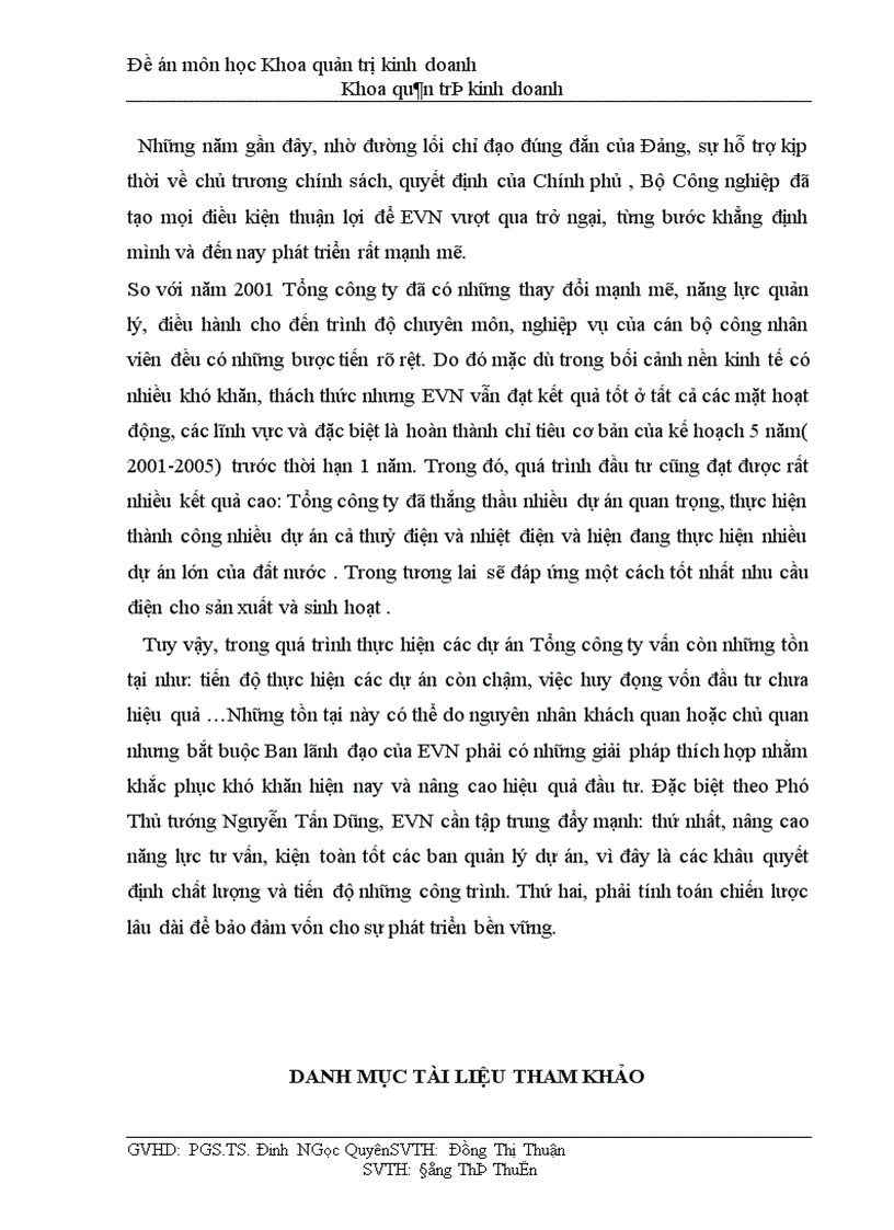 image for page Hiệu quả đầu tư phát triển của Tổng Công ty Điện Lực Việt Nam (EVN)