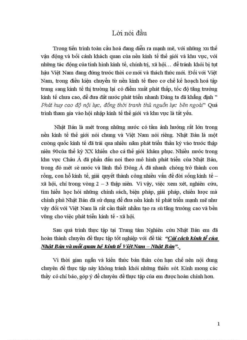 image for page Cải cách kinh tế của Nhật Bản và mối quan hệ kinh tế Việt Nam – Nhật Bản