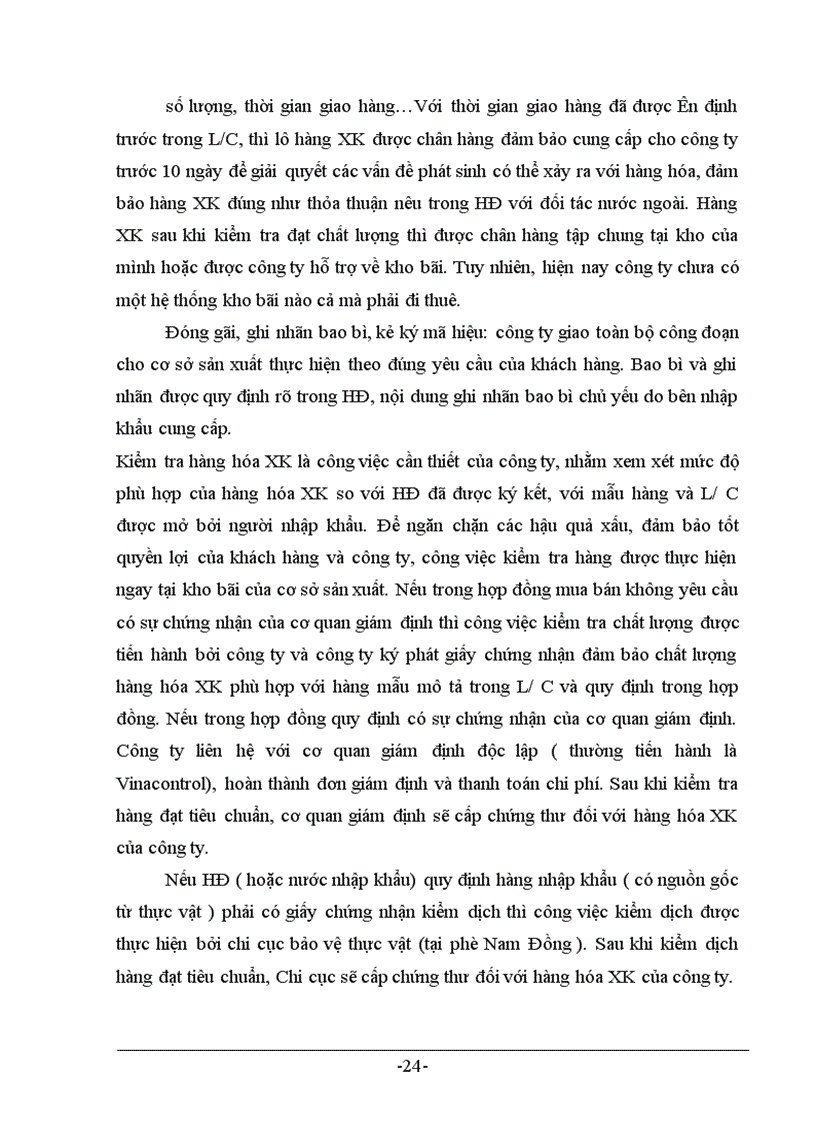 image for page Thực trạng và giải pháp trong hoạt động xuất khẩu hàng TCMN tại công ty Artex –Hà Nội