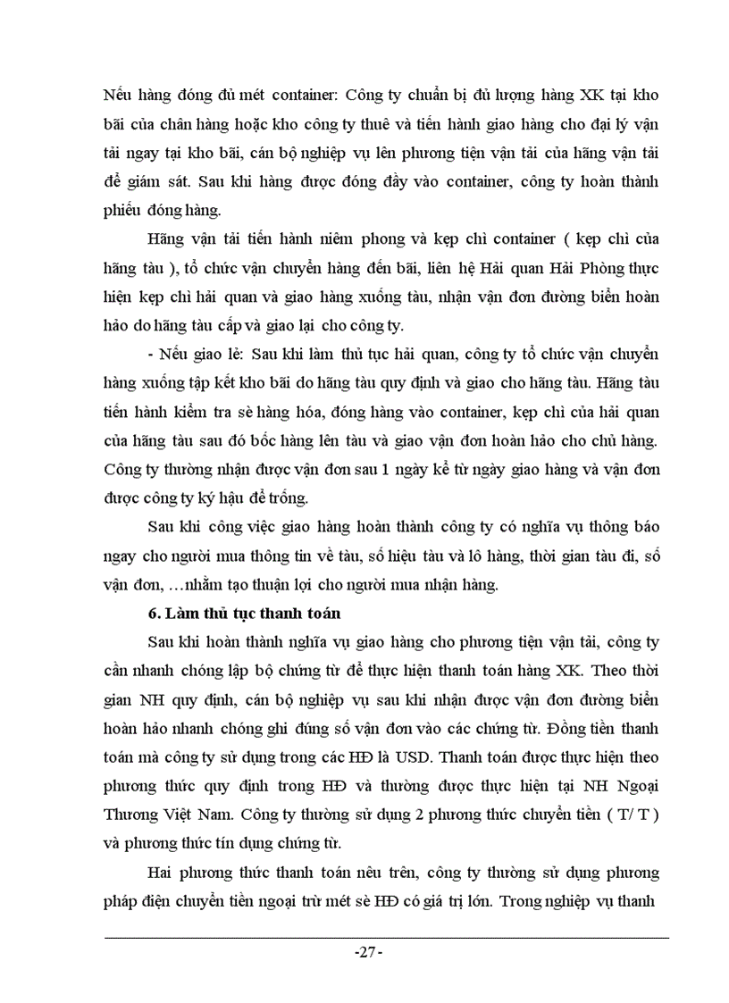 image for page Thực trạng và giải pháp trong hoạt động xuất khẩu hàng TCMN tại công ty Artex –Hà Nội