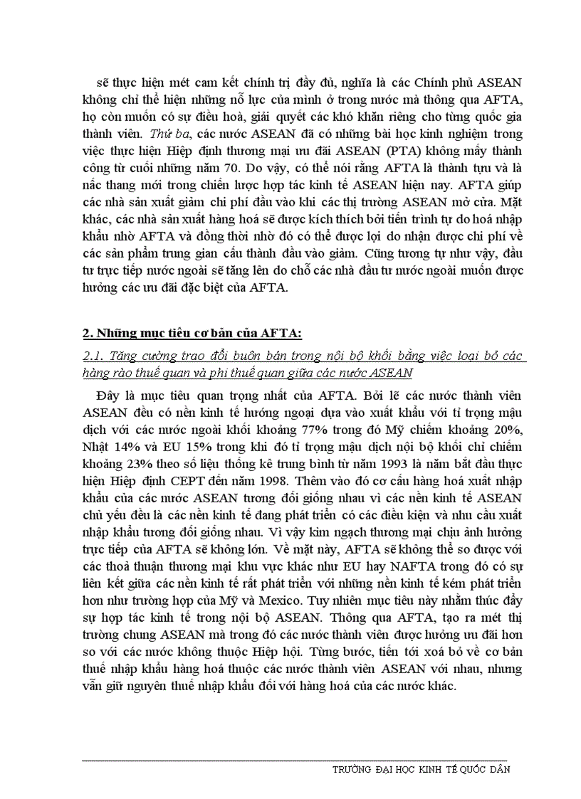 image for page Những giải pháp nhằm đẩy nhanh việc thực hiện các cam kết của Việt Nam trong khuôn khổ AFTA