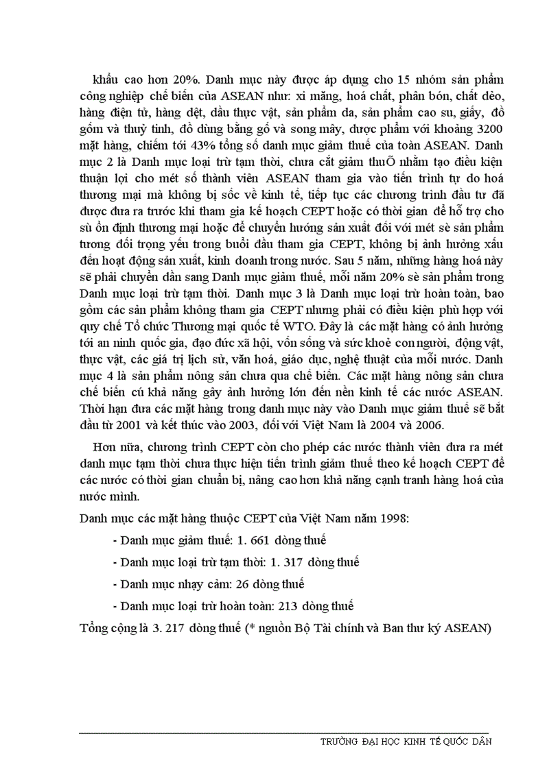 image for page Những giải pháp nhằm đẩy nhanh việc thực hiện các cam kết của Việt Nam trong khuôn khổ AFTA