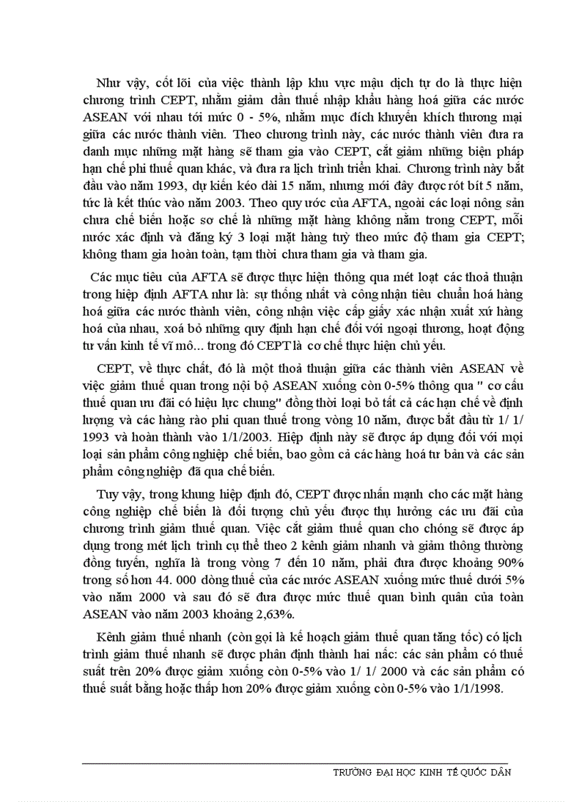image for page Những giải pháp nhằm đẩy nhanh việc thực hiện các cam kết của Việt Nam trong khuôn khổ AFTA
