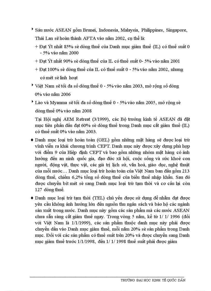 image for page Những giải pháp nhằm đẩy nhanh việc thực hiện các cam kết của Việt Nam trong khuôn khổ AFTA