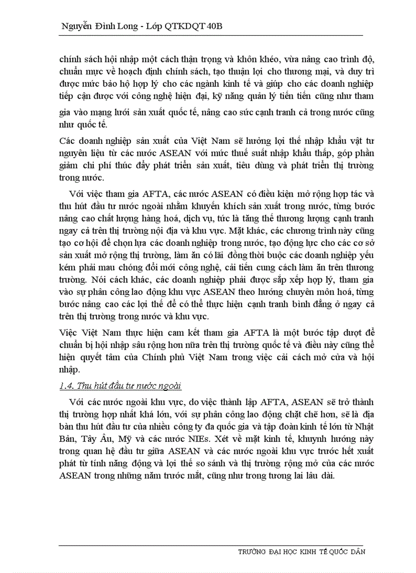 image for page Những giải pháp nhằm đẩy nhanh việc thực hiện các cam kết của Việt Nam trong khuôn khổ AFTA