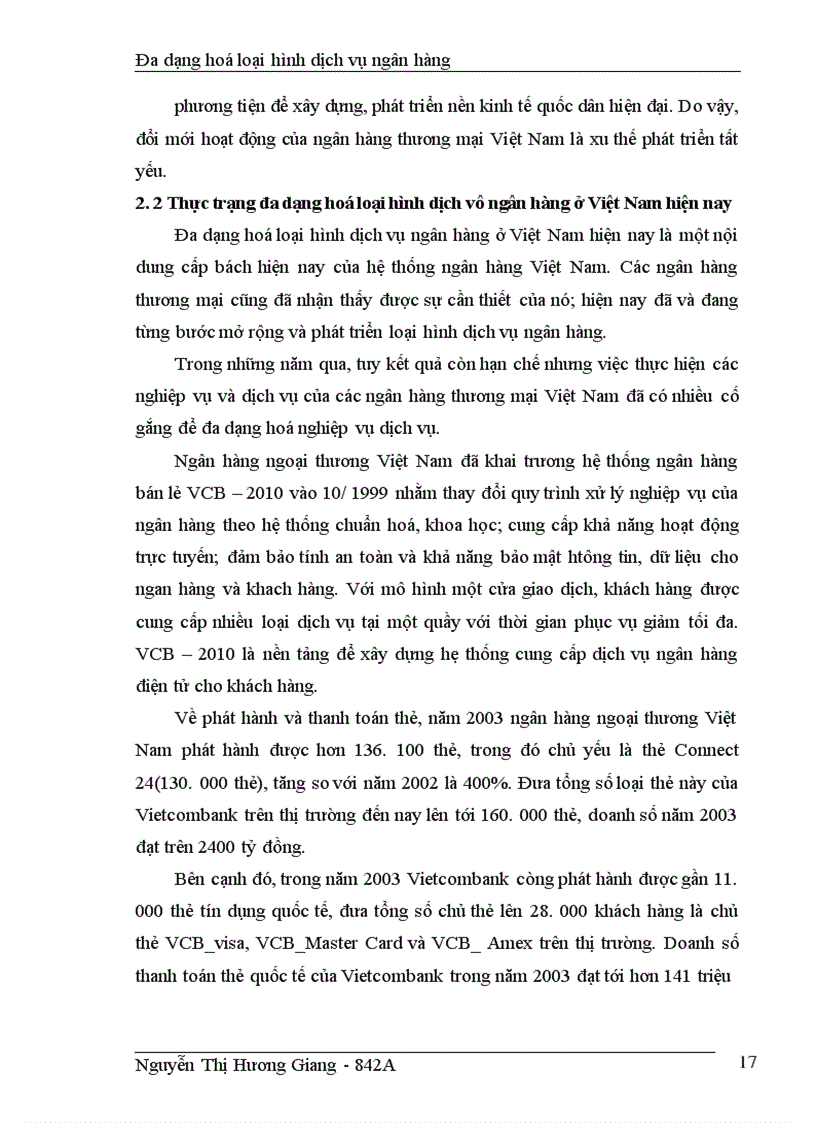 image for page Đa dạng hoá loại hình dịch vụ Ngân hàng ở Việt Nam