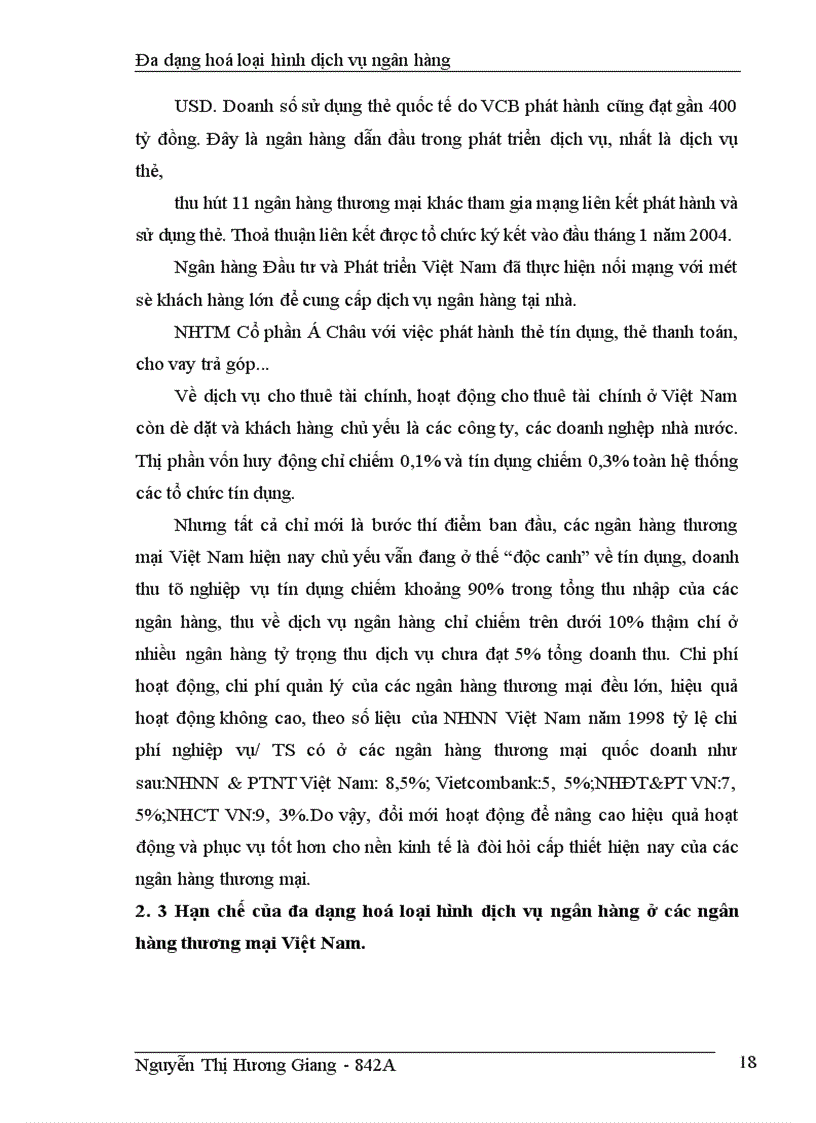 image for page Đa dạng hoá loại hình dịch vụ Ngân hàng ở Việt Nam