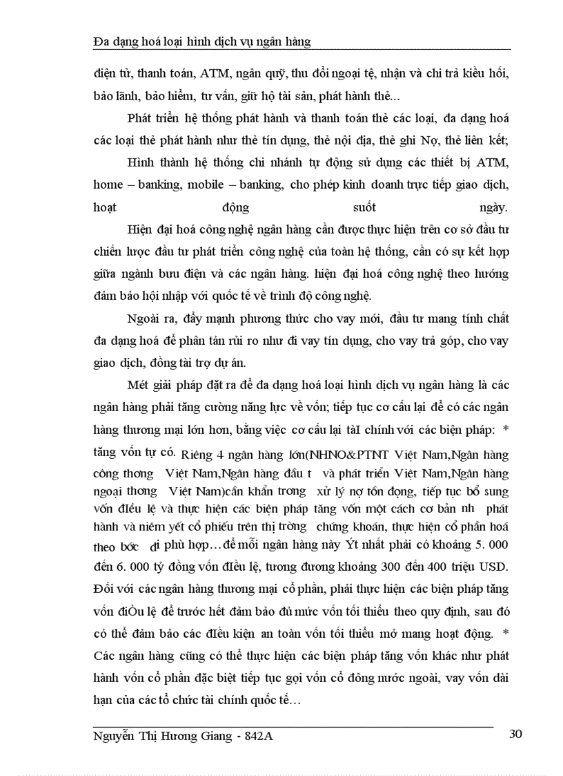 image for page Đa dạng hoá loại hình dịch vụ Ngân hàng ở Việt Nam