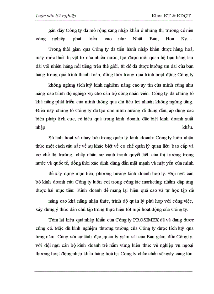 image for page Một số giải pháp nhằm nâng cao hiệu quả hoạt động kinh doanh nhập khẩu hàng hoá tại Công ty Sản xuất Kinh doanh xuất nhập khẩu (PROSIMEX) – Bộ Thương mại