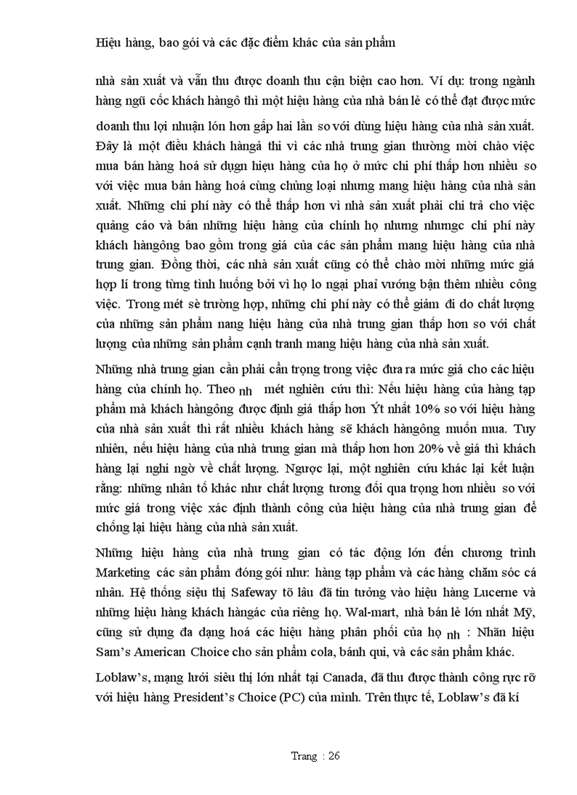 image for page Hiệu hàng, bao gói và các đặc điểm khác của sản phẩm