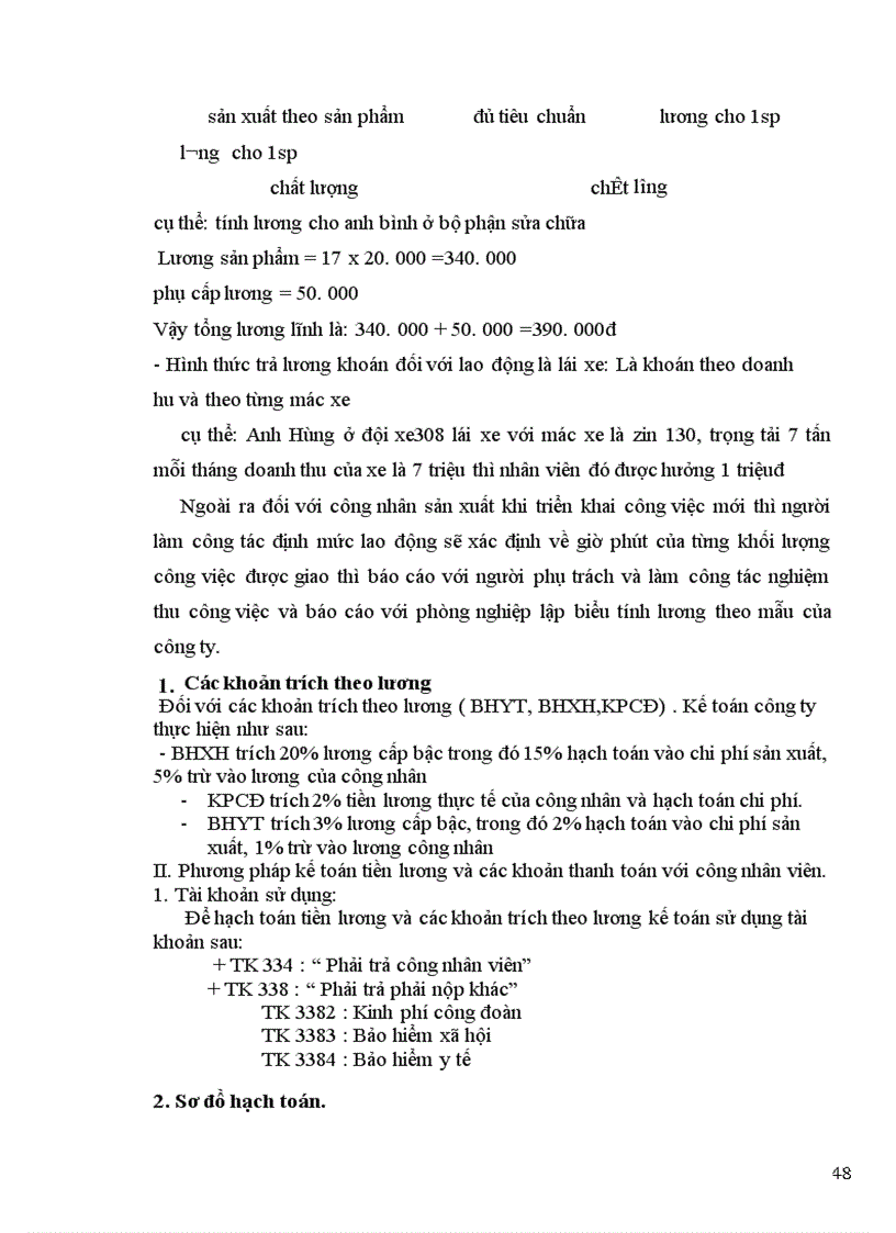 image for page Báo cáo thực tập tại Công ty ô tô vận tải