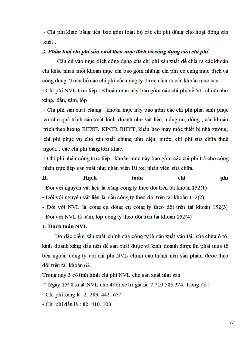 image for page Báo cáo thực tập tại Công ty ô tô vận tải