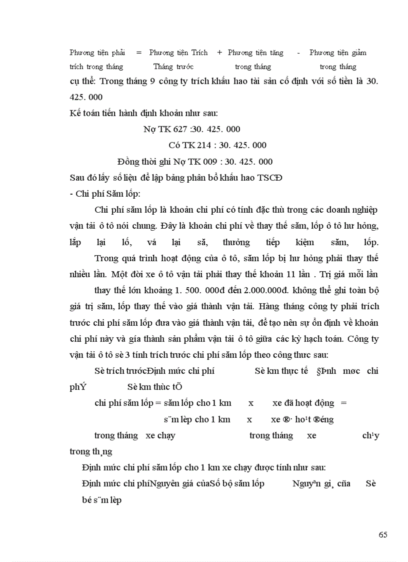 image for page Báo cáo thực tập tại Công ty ô tô vận tải