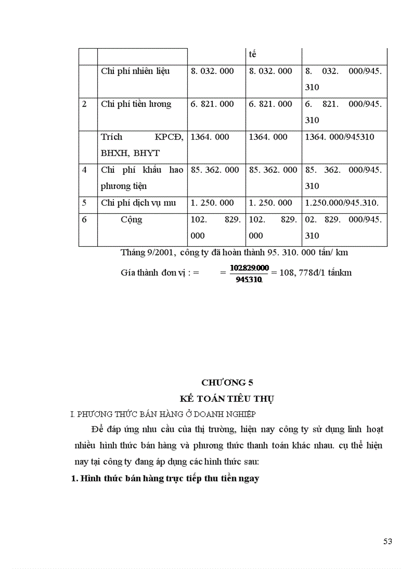 image for page Báo cáo thực tập tại Công ty ô tô vận tải
