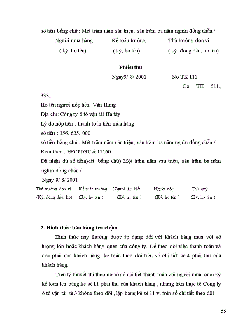 image for page Báo cáo thực tập tại Công ty ô tô vận tải