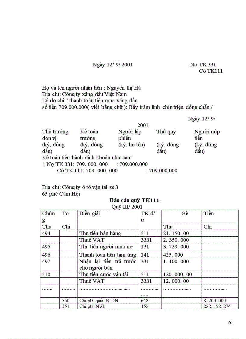 image for page Báo cáo thực tập tại Công ty ô tô vận tải