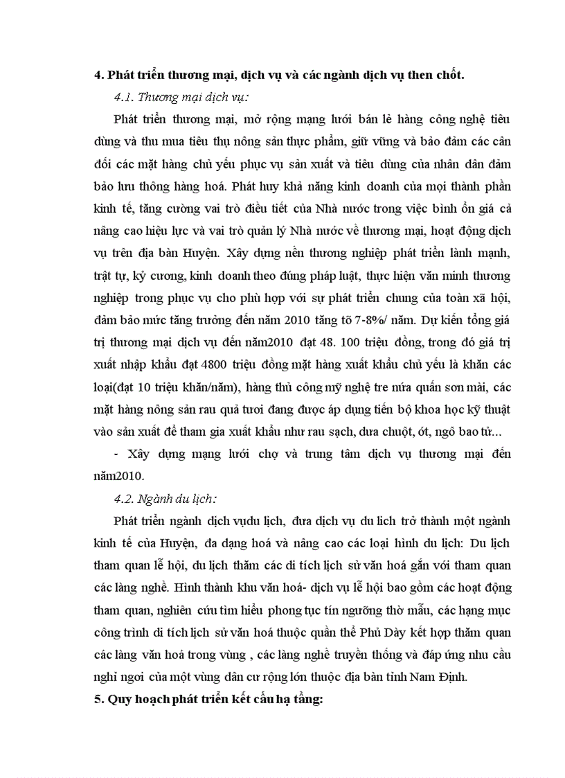 image for page Quy hoạch tổng thể phát triển kinh tế – xã hội huyện Vụ Bản thời kỳ đến năm 2010