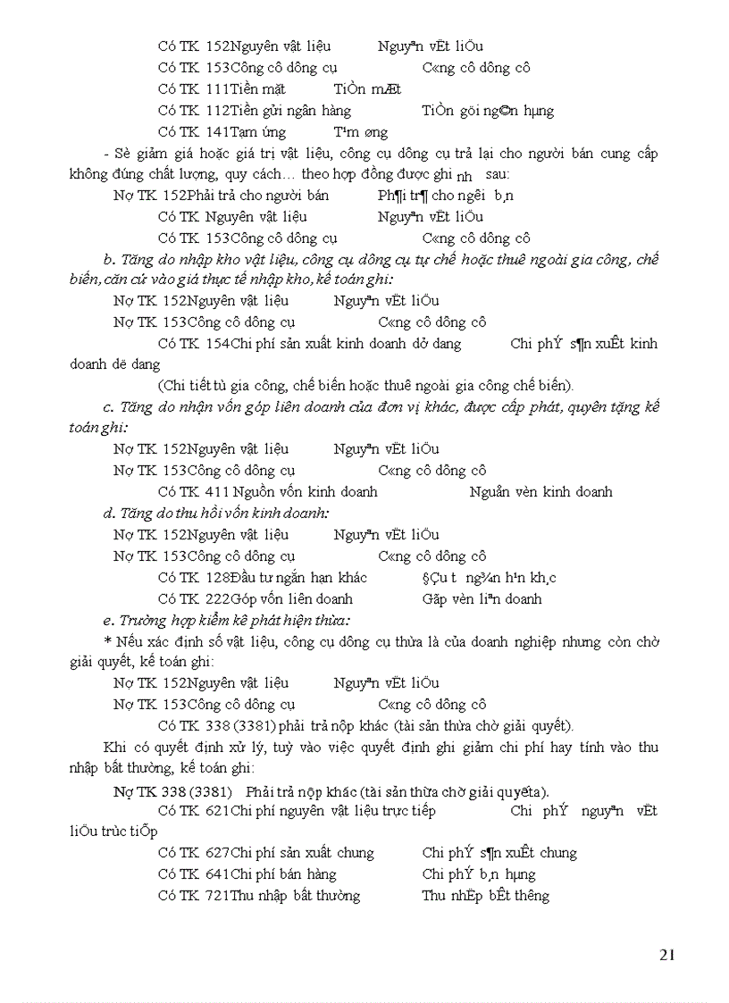 image for page Tổ chức công tác kế toán nguyên vật liệu, công cụ dụng cụ ở công ty xây dựng số 34