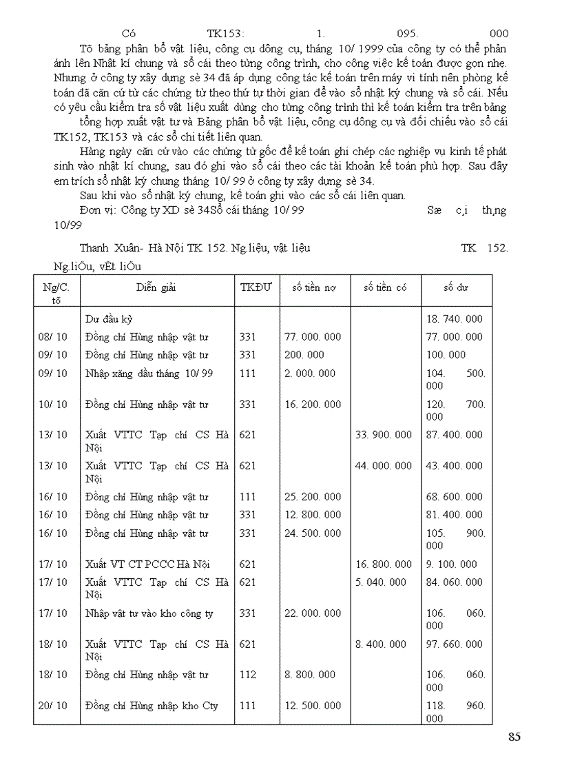 image for page Tổ chức công tác kế toán nguyên vật liệu, công cụ dụng cụ ở công ty xây dựng số 34