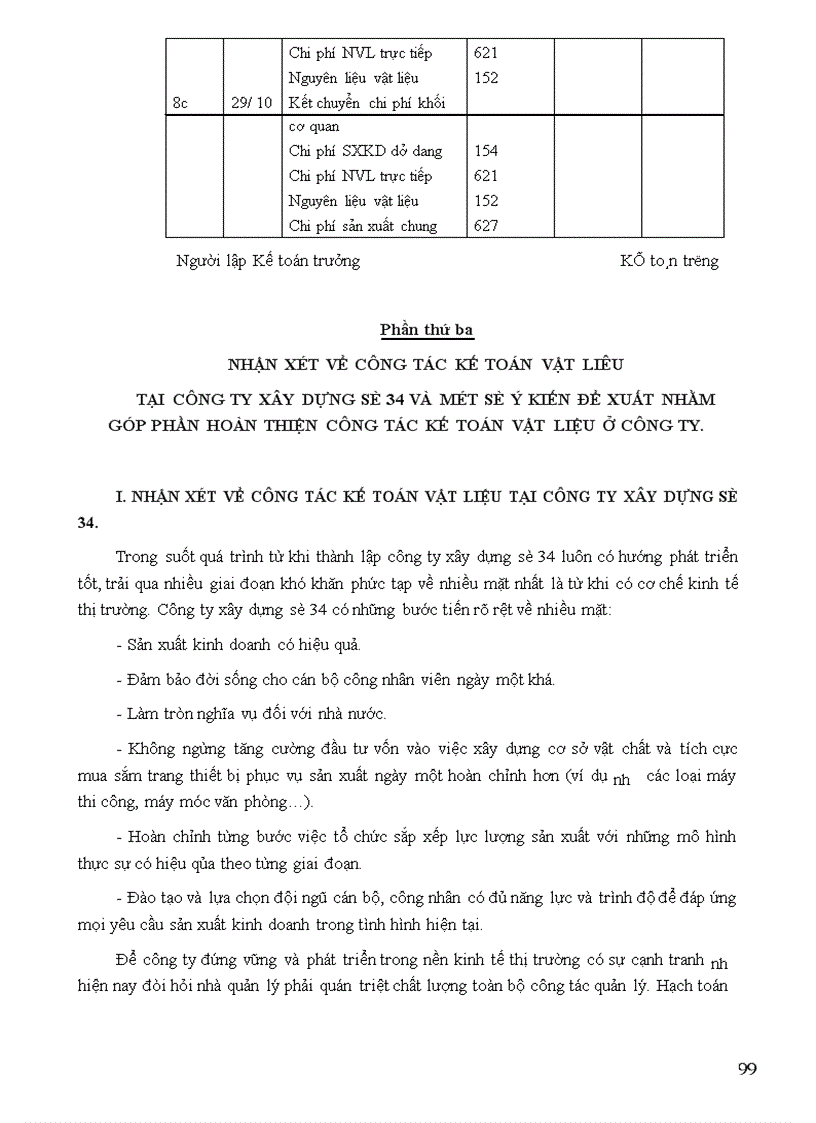 image for page Tổ chức công tác kế toán nguyên vật liệu, công cụ dụng cụ ở công ty xây dựng số 34