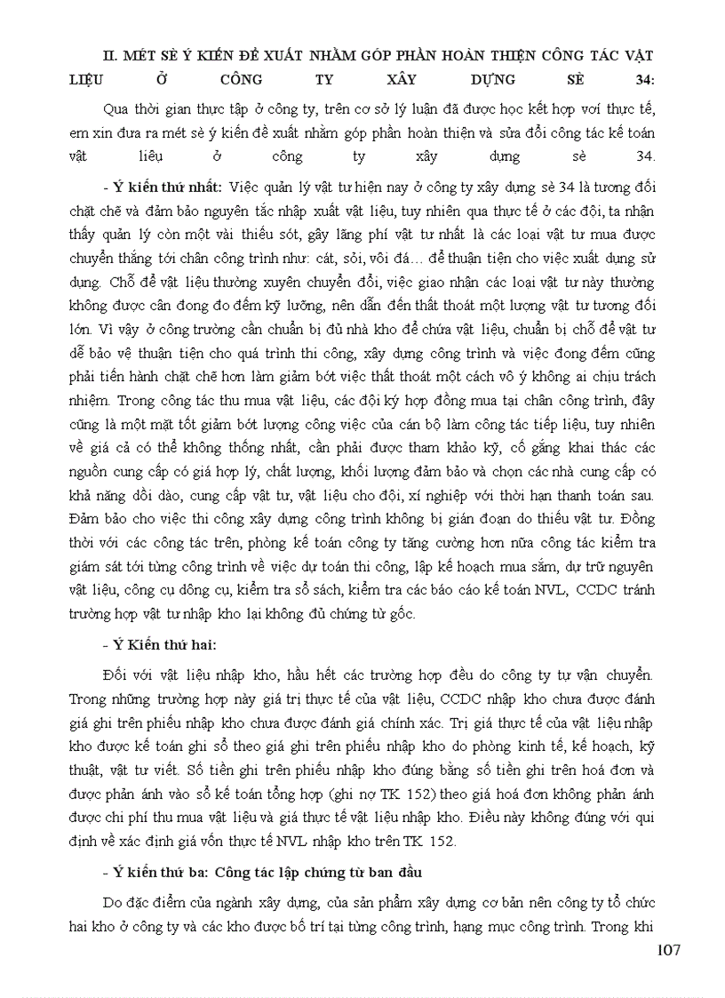 image for page Tổ chức công tác kế toán nguyên vật liệu, công cụ dụng cụ ở công ty xây dựng số 34