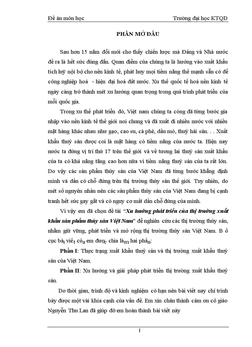 image for page Xu hướng phát triển của thị trường xuất khẩu sản phẩm thủy sản Việt Nam